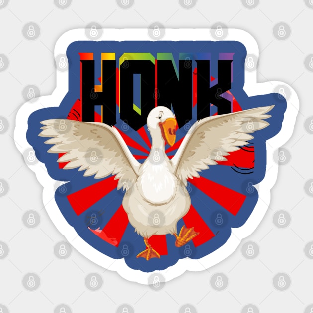 Honk Sticker by Leopards